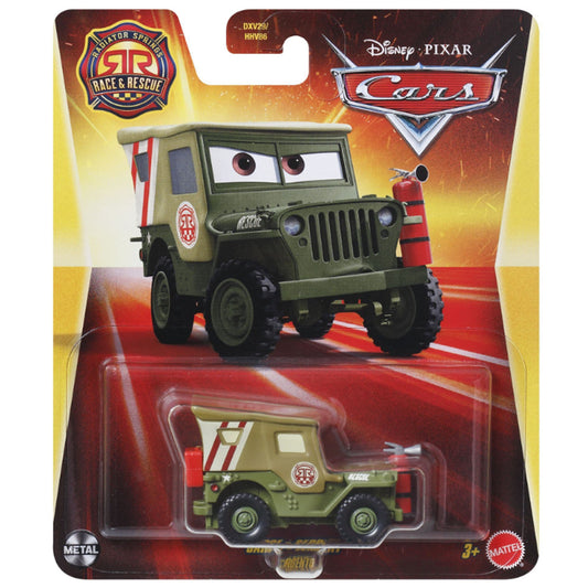 Disney Pixar Cars: Race & Rescue - Sarge Diecast Car JDG58