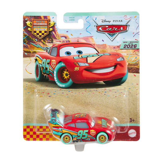 Disney Pixar Cars: Race to Celebrate Lightning McQueen Diecast Car JJW65