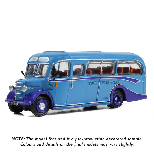 EFE E20143 Bedford OB Coach 1949MN Tours (Isle of Man), Douglas 1:76 Diecast