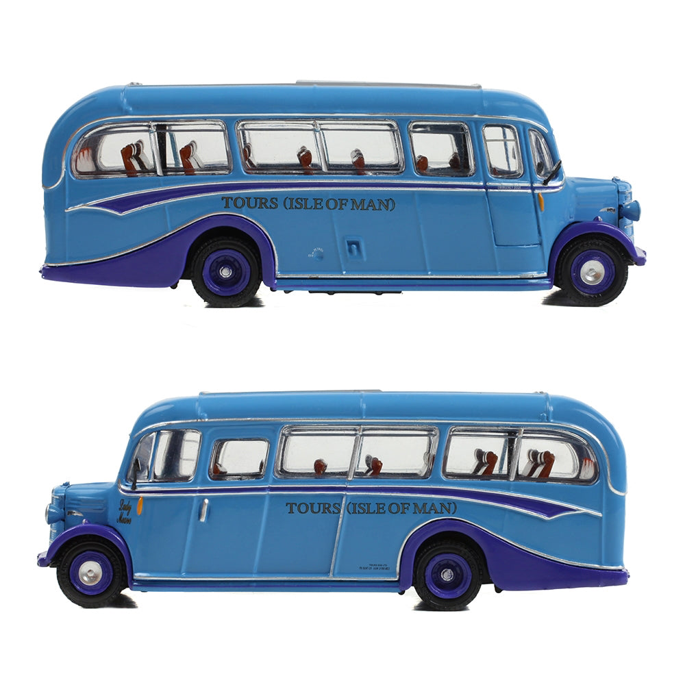 EFE E20143 Bedford OB Coach 1949MN Tours (Isle of Man), Douglas 1:76 Diecast