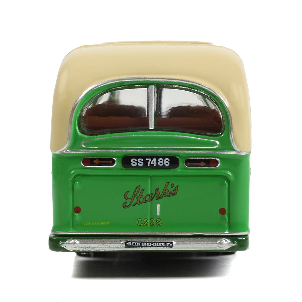 EFE E20145 Bedford OB Coach SS7486 Stark’s of Dunbar 1:76 Diecast
