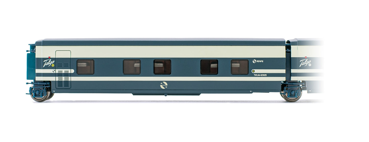 Electrotren E3360 RENFE Trenhotel Talgo Sleeping Coach Blue HO Gauge