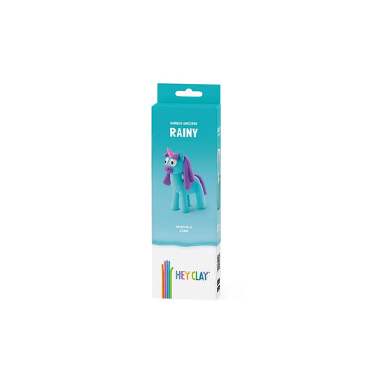 Hey Clay Rainbow Unicorns: Rainy - 3-Can Air Dry Clay Age 3+ E73743