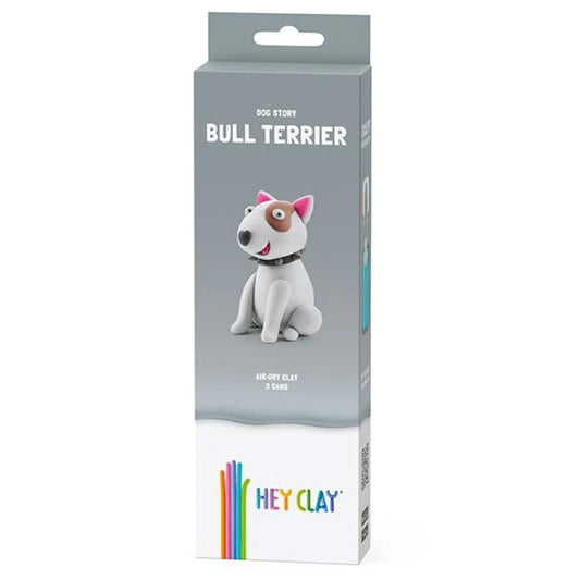 Hey Clay Dog Story 3-Can Assortment - Bull Terrier