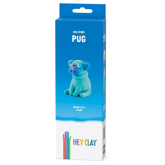 Hey Clay Dog Story 3-Can Assortment - Pug