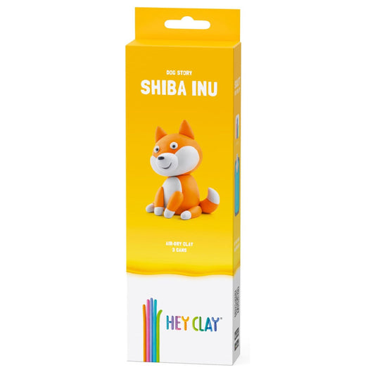 Hey Clay Dog Story 3-Can Assortment - Shiba Inu