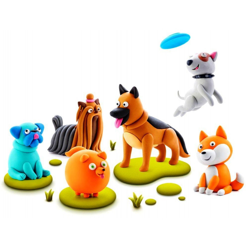 Hey Clay Dog Story 3-Can Assortment - Shiba Inu