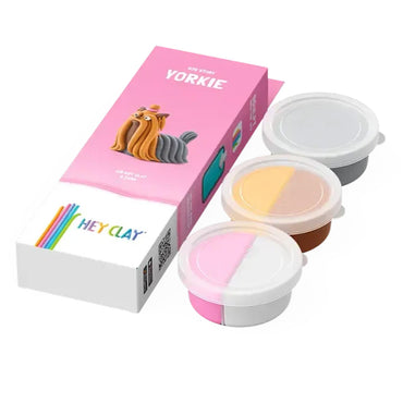 Hey Clay Dog Story 3-Can Assortment - Yorkie