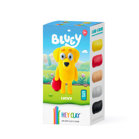 Hey Clay Bluey: Lucky Medium 5-Can Set E73928