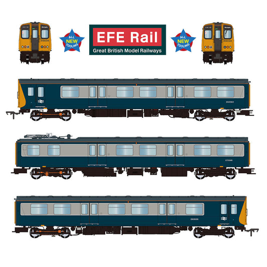 EFE Rail E81001 Class 313 3-Car EMU 313034 BR Blue & Grey OO Gauge