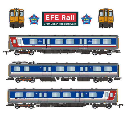 EFE Rail E81004 Class 313 3-Car EMU 313026 BR Network SouthEast OO Gauge