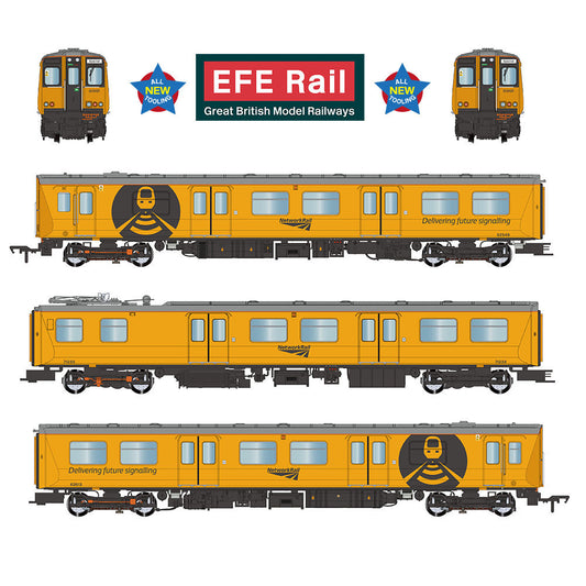 EFE Rail E81009 Class 313 3-Car EMU 313121 Network Rail Yellow OO Gauge