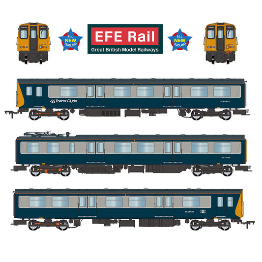 EFE Rail E81013 Class 314 3-Car EMU 314211 BR Blue & Grey 'Trans-Clyde' OO Gauge
