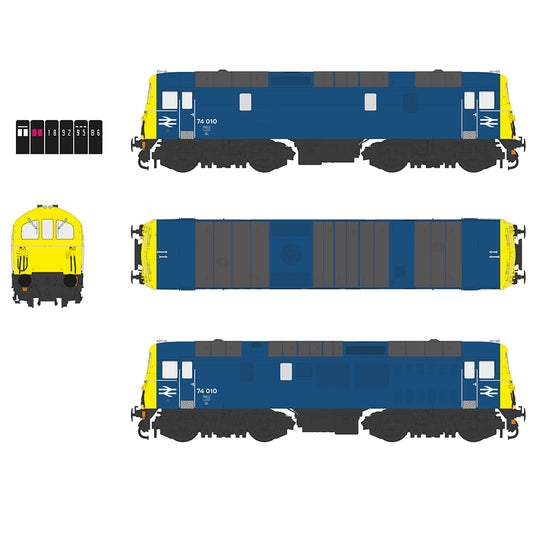 EFE Rail E82009 Class 74 Electro-Diesel 74010 BR Blue OO Gauge