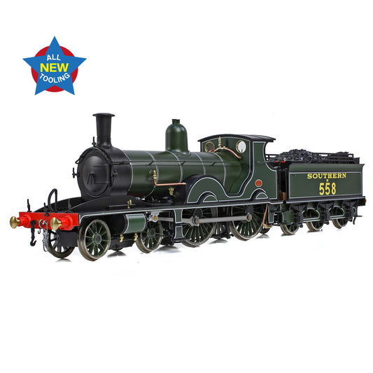 EFE Rail E85025 LSWR Adams T3 558 SR Lined Maunsell Green
