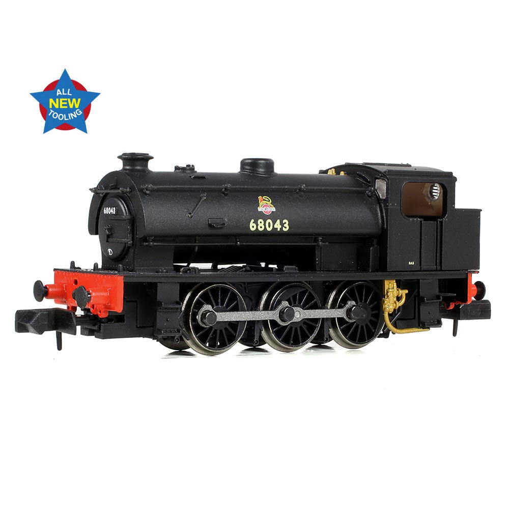 EFE Rail E85502 WD Austerity (J94) Saddle Tank 68043 BR Black Early N Gauge