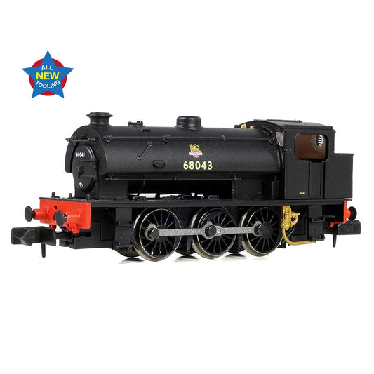 EFE Rail E85502 WD Austerity (J94) Saddle Tank 68043 BR Black Early N Gauge