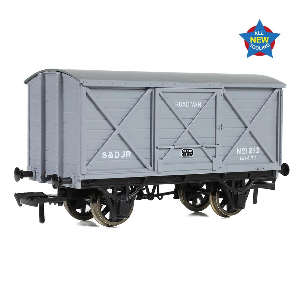 EFE Rail E87052 S&DJR 10 Ton Covered Van S&DJR Grey OO Gauge