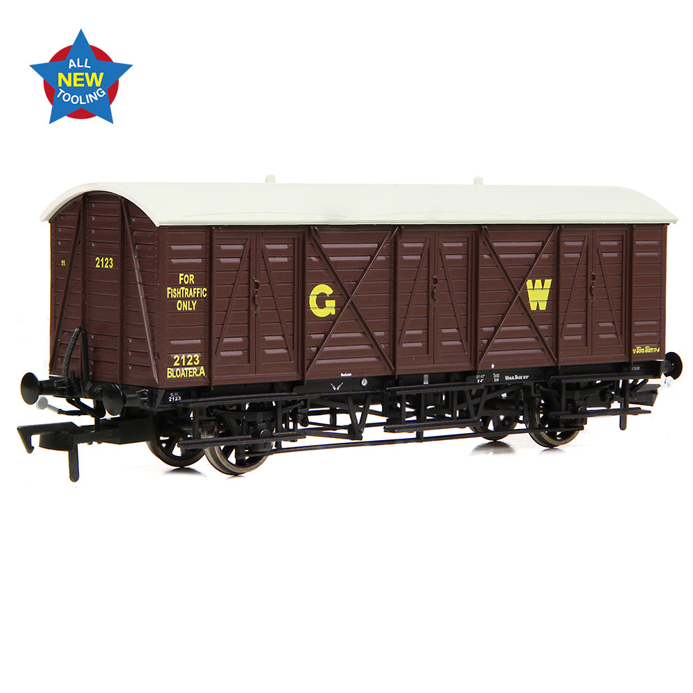 EFE Rail E87058 GWR 10T 'Bloater A' Fish Van GWR Brown (GW)
