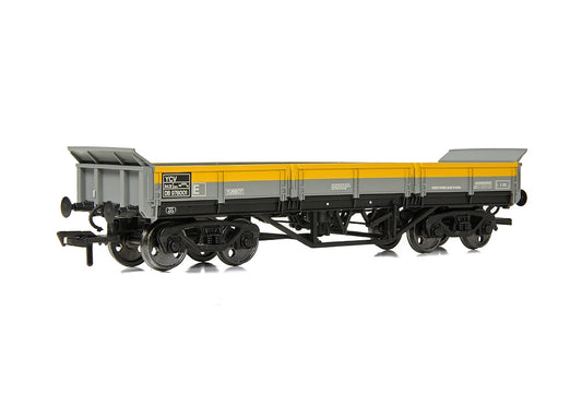 EFE Rail E87119 BR YCV 'Turbot' Bogie Ballast Wagon BR Engineers Grey & Yellow