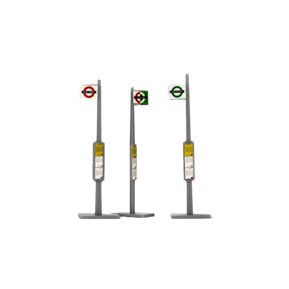 Exclusive First Editions EFE 99619 Bus Stops OO Gauge Accessory