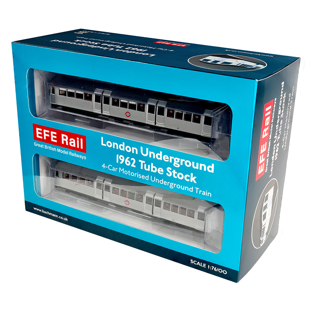 EFE Rail E99942 London Underground 1962 Tube Stock, 4-Car Motorised Train Pack
