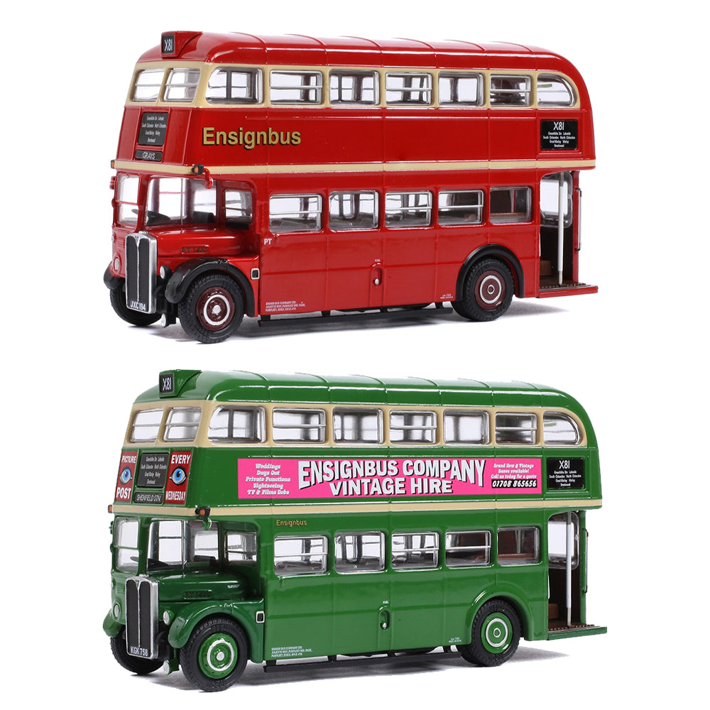 EFE E99943 Cravens RT Ensignbus RT1431 & RT1499 1:76 Diecast Limited Gift Set