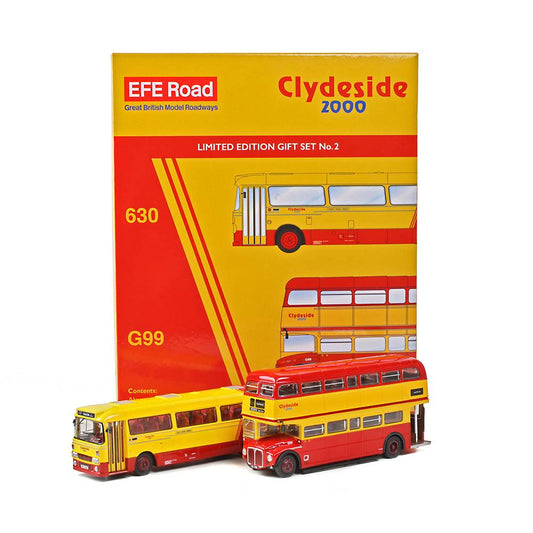 EFE Clydeside 2000 Y-Type and RML Twin Pack Gift Set 1:76 Diecast Model