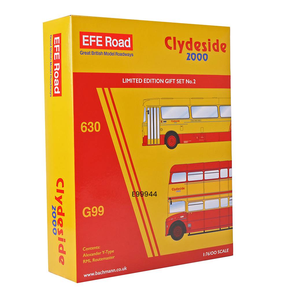 EFE Clydeside 2000 Y-Type and RML Twin Pack Gift Set 1:76 Diecast Model