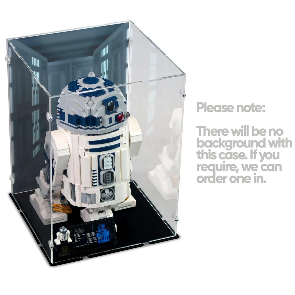 iDisplayit Acrylic Display Case for LEGO Modular Buildings 10297 R2-D2 75308 etc