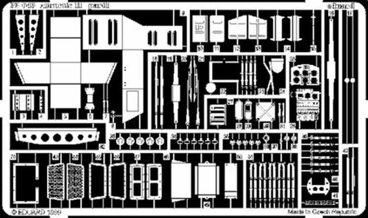 Eduard 32043 Etched Aircraft Detailling Set 1:32 Sud-Aviation/Aerospatiale SA-31