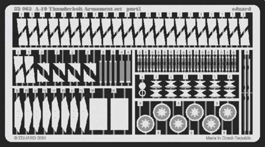 Eduard 32063 Etched Aircraft Detailling Set 1:32 Fairchild A-10A Thunderbolt II