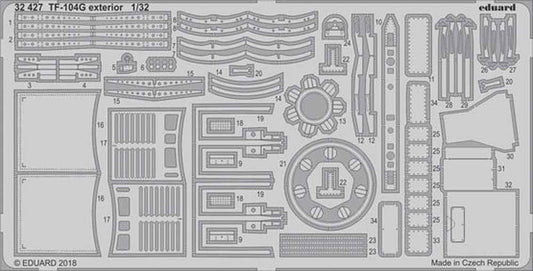 Eduard 32427 Etched Aircraft Detailling Set 1:32 Lockheed TF-104G Starfighter ex