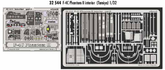 Eduard 32544 Etched Aircraft Detailling Set 1:32 McDonnell F-4C Phantom interior