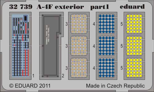 Eduard 32739 Etched Aircraft Detailling Set 1:32 Douglas A-4F Skyhawk exterior