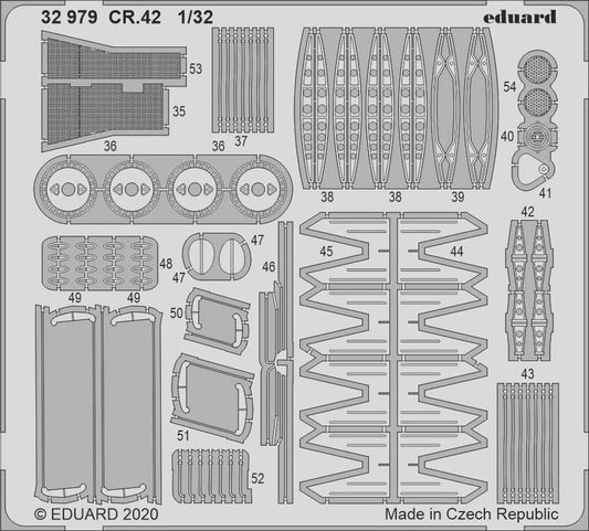 Eduard 32979 Etched Aircraft Detailling Set 1:32 Fiat CR.42
