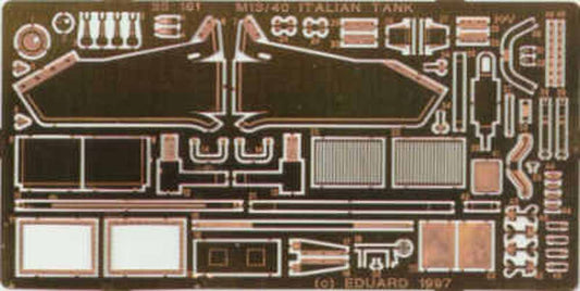 Eduard 35161 1:35 Etched Detailing Set for Tamiya Kits Carro Armato M13/40 Itali