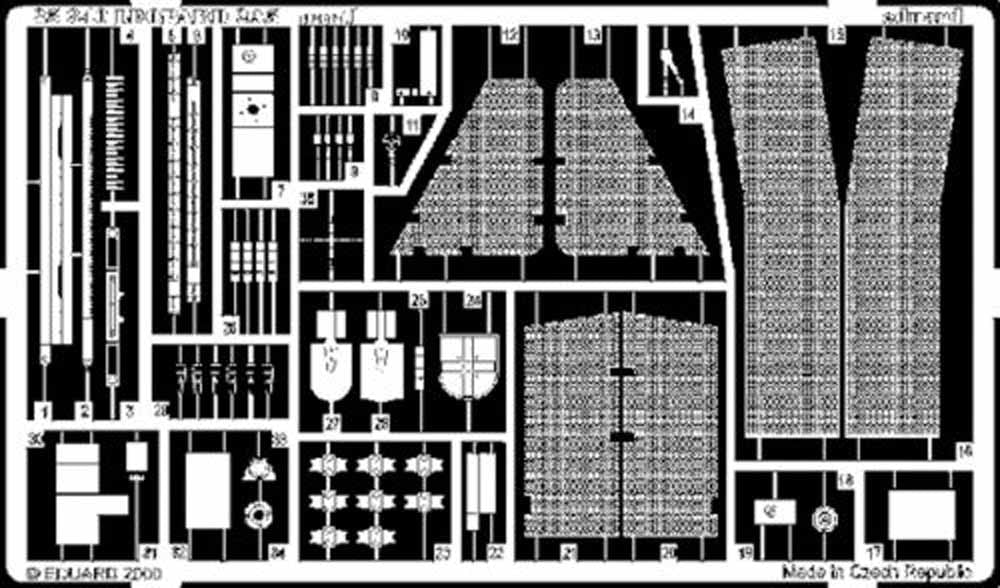 Eduard 35340 1:35 Etched Detailing Set for Tamiya Kits Leopard MBT 2 A5