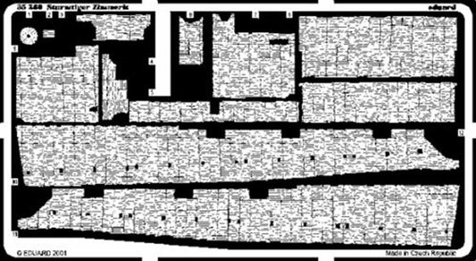 Eduard 35380 1:35 Etched Detailing Set for Tamiya Kits Zimmerit Sturmtiger 38cm