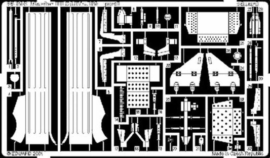 Eduard 35398 1:35 Etched Detailing Set for Tamiya Kit Sd.Kfz.139 Marder III