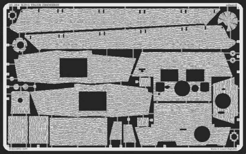 Eduard 35404 1:35 Etched Detailing Set for Tamiya Kits Zimmerit Pz.Kpfw.VI King