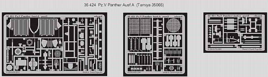Eduard 35424 1:35 Etched Detailing Set for Tamiya Kit Pz.Kpfw.V Panther Ausf.A
