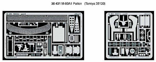 Eduard 35431 1:35 Etched Detailing Set for Tamiya Kit U.S. M60A1 Patton