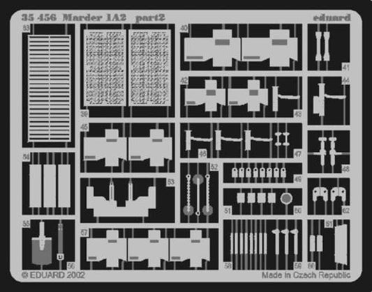 Eduard 35456 1:35 Etched Detailing Set for Tamiya Kit Marder 1A2