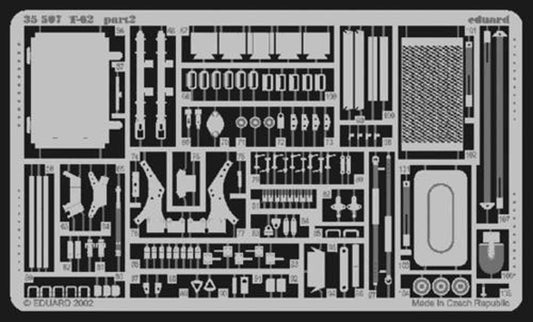 Eduard 35507 1:35 Etched Detailing Set for Tamiya Kit Soviet T-62