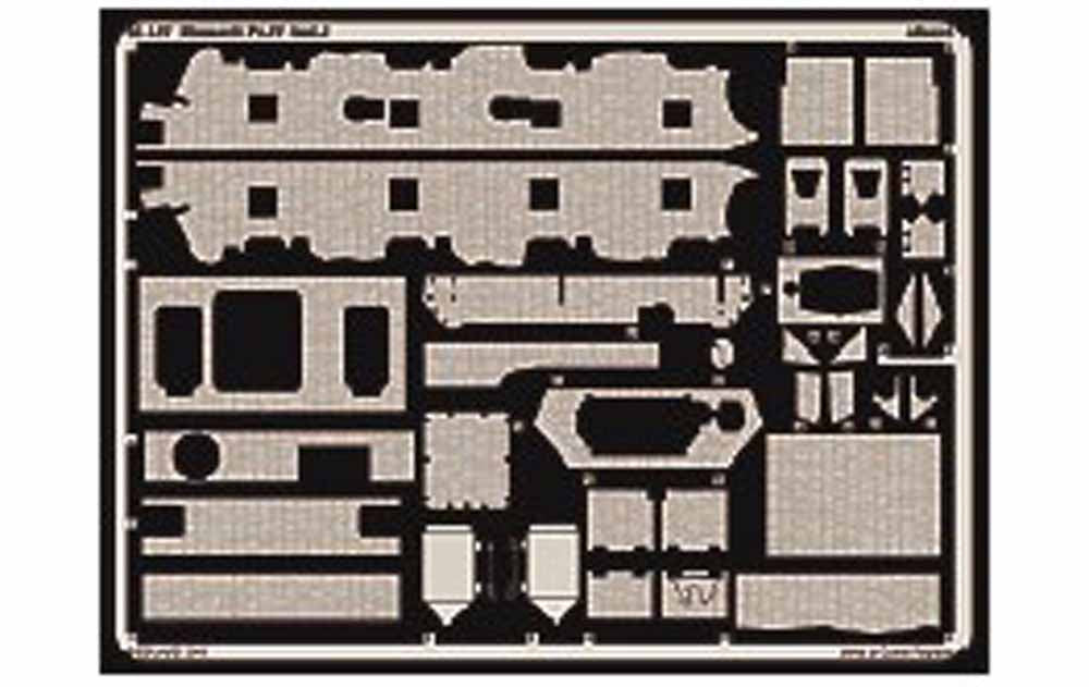 Eduard 35547 1:35 Etched Detailing Set for Tamiya Kit Zimmerit Pz.Kpfw.IV Ausf.J