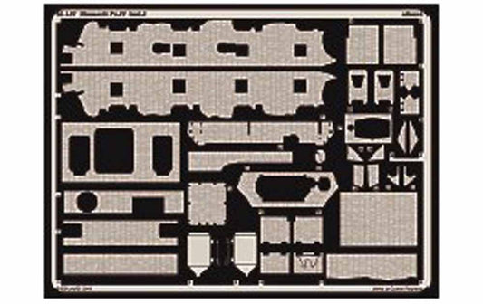 Eduard 35547 1:35 Etched Detailing Set for Tamiya Kit Zimmerit Pz.Kpfw.IV Ausf.J