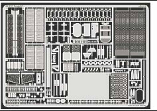 Eduard 35678 1:35 Etched Detailing Set for Trumpeter Kits 28cm K5 E 'Leopold' ra