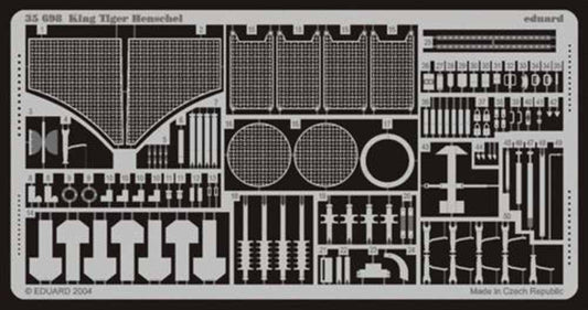 Eduard 35698 1:35 Etched Detailing Set for Dragon Kits Pz.Kpfw.VI King Tiger Sd.