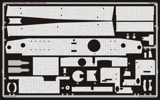 Eduard 35716 1:35 Etched Detailing Set for Tamiya Kit Zimmerit Pz.Kpfw.VI Tiger
